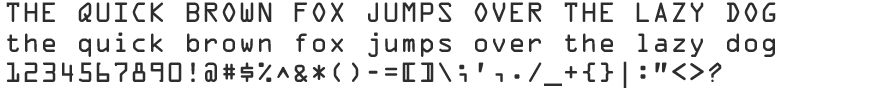 OCR specimen