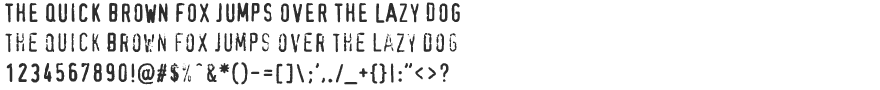 Instant Types specimen