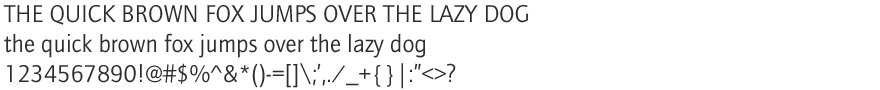 Quay Sans specimen