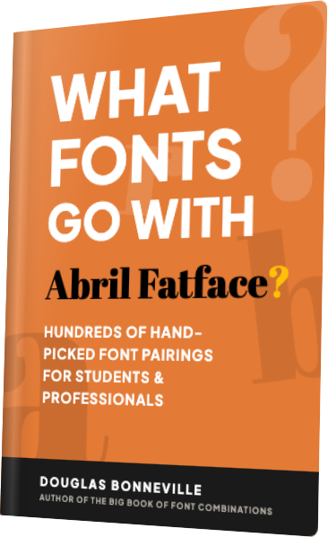 What Fonts Go With Abril Fatface? — book cover