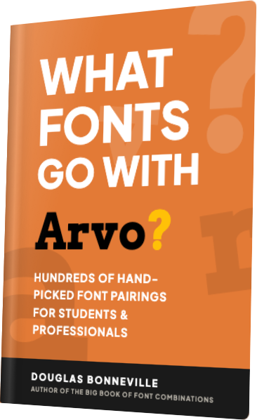 What Fonts Go With Arvo? — book cover