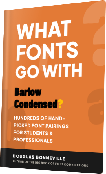 What Fonts Go With Barlow Condensed? — book cover