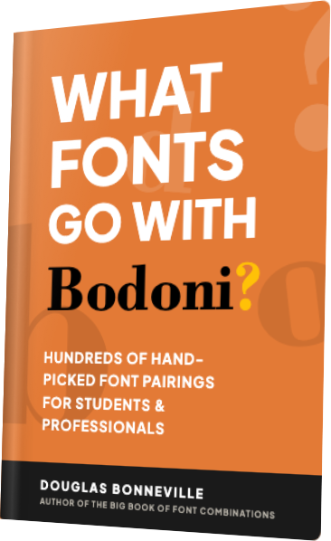 What Fonts Go With Bodoni? — book cover