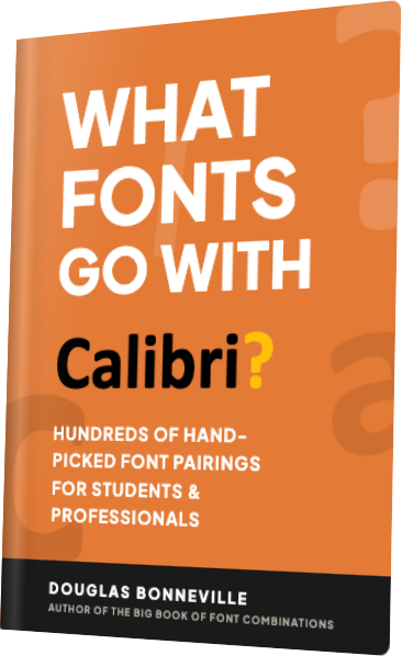 What Fonts Go With Calibri? — book cover