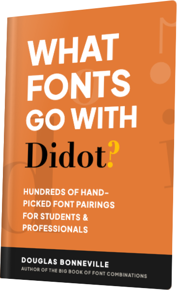 What Fonts Go With Didot? — book cover