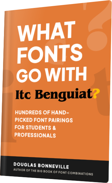 What Fonts Go With Itc Benguiat? — book cover