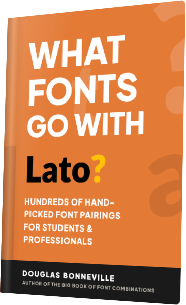 What Fonts Go With Lato? — book cover