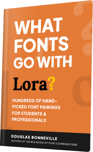 What Fonts Go With Lora? — book cover