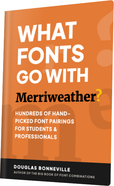 What Fonts Go With Merriweather? — book cover