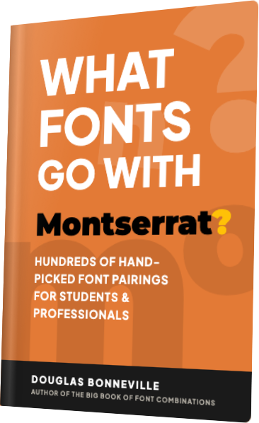 What Fonts Go With Montserrat? — book cover