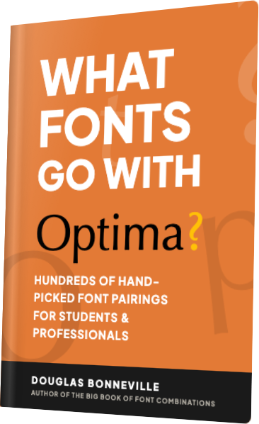 What Fonts Go With Optima? — book cover