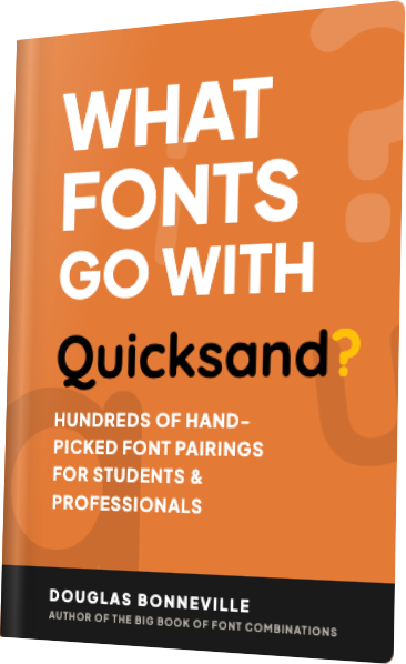 What Fonts Go With Quicksand? — book cover
