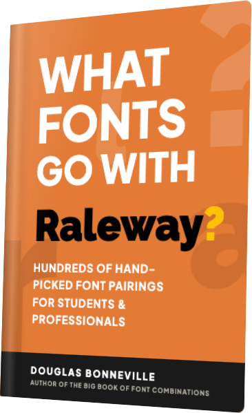 What Fonts Go With Raleway? — book cover