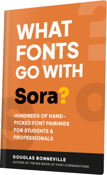 What Fonts Go With Sora? — book cover