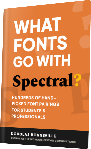 What Fonts Go With Spectral? — book cover