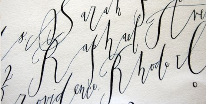 calligraphic
