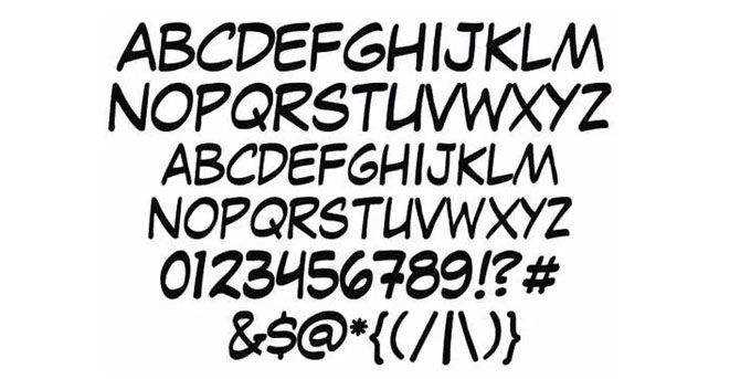 comic fonts