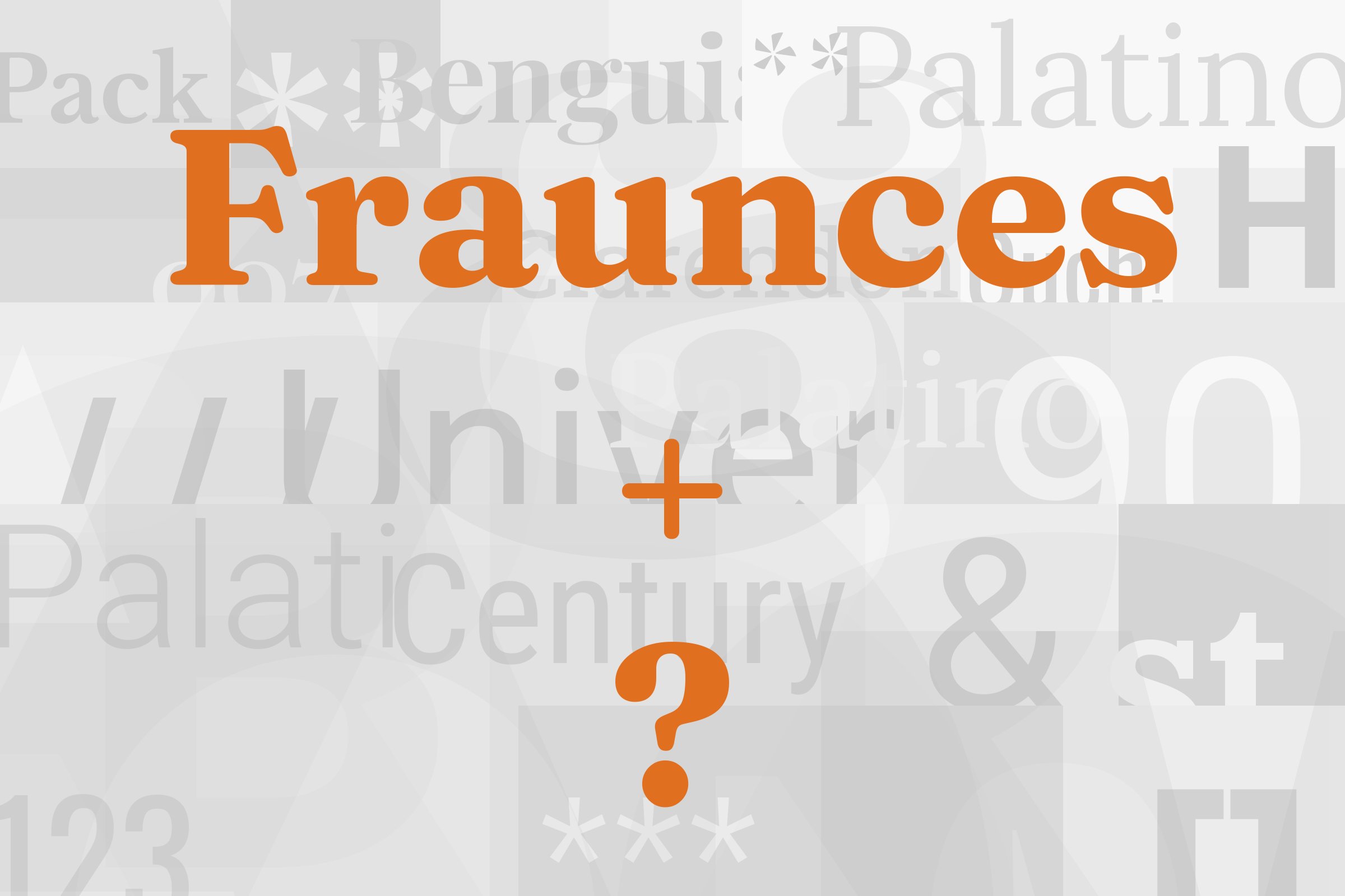 fraunces font pairing