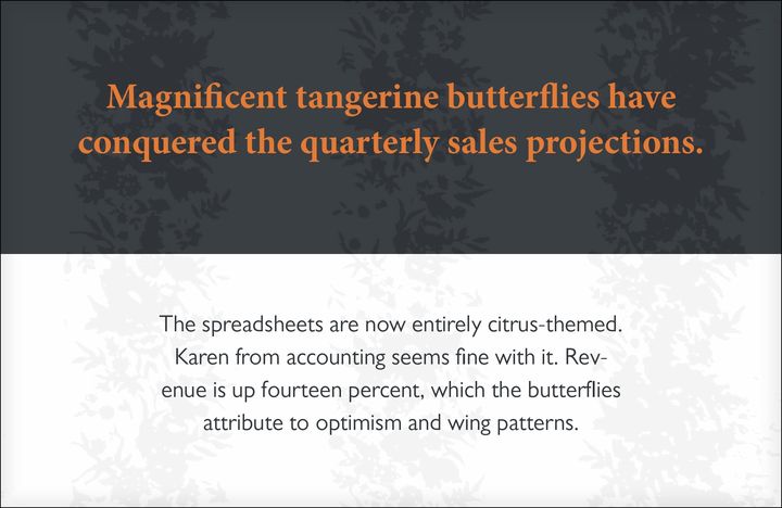 Minion and Gill Sans font combination: rendered specimen with headline and body text