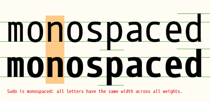 monospaced