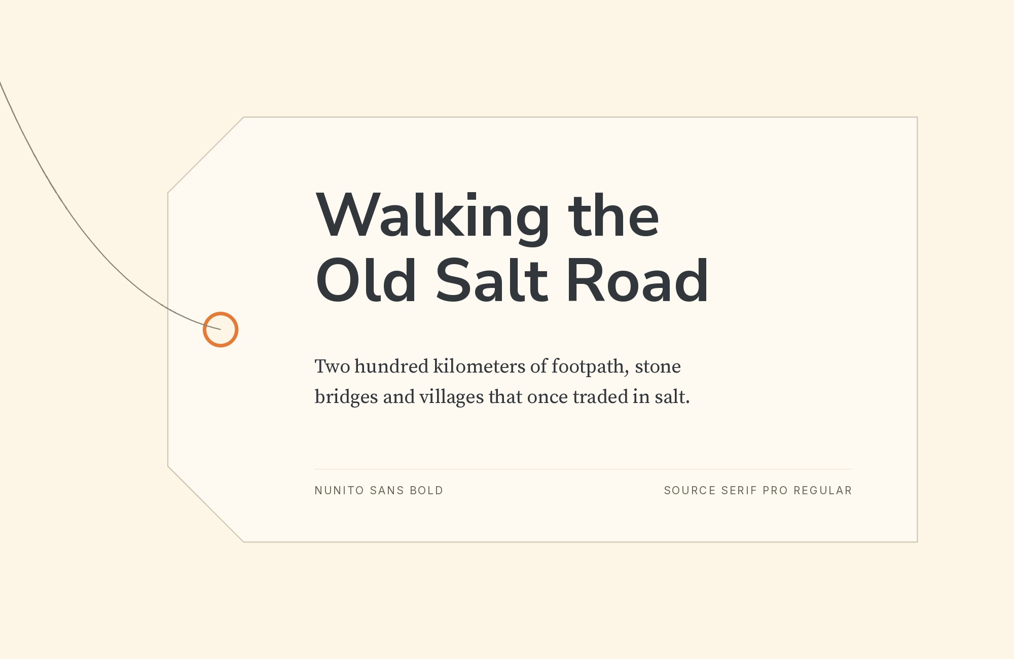 Nunito Sans and Source Serif Pro font pairing: Nunito Sans headline with Source Serif Pro body text