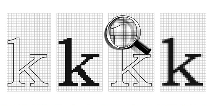 pixel font