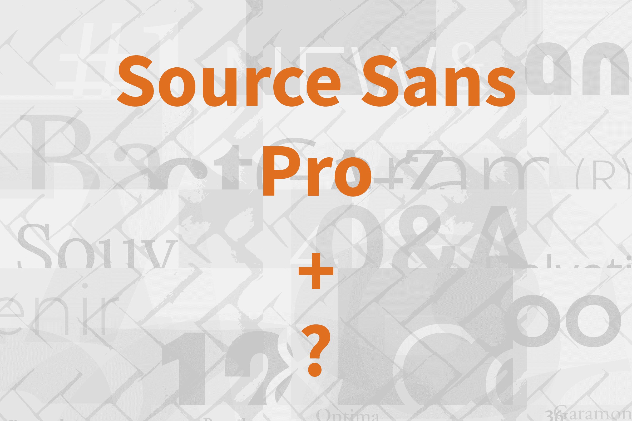 What Fonts Go With Source Sans Pro?