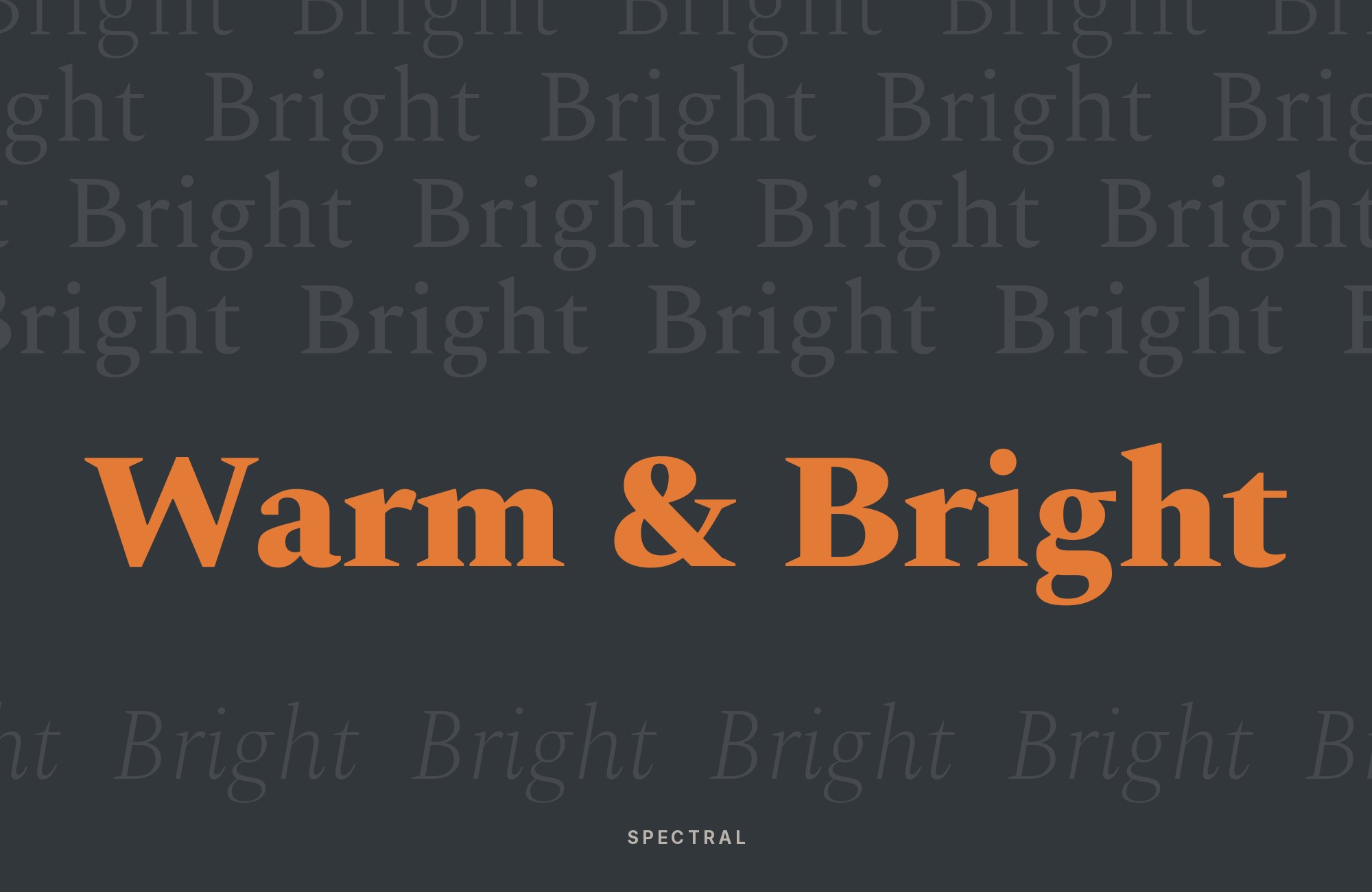 Spectral type specimen