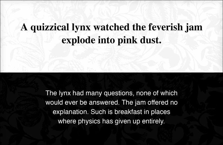 Times New Roman and Helvetica font combination: rendered specimen with headline and body text