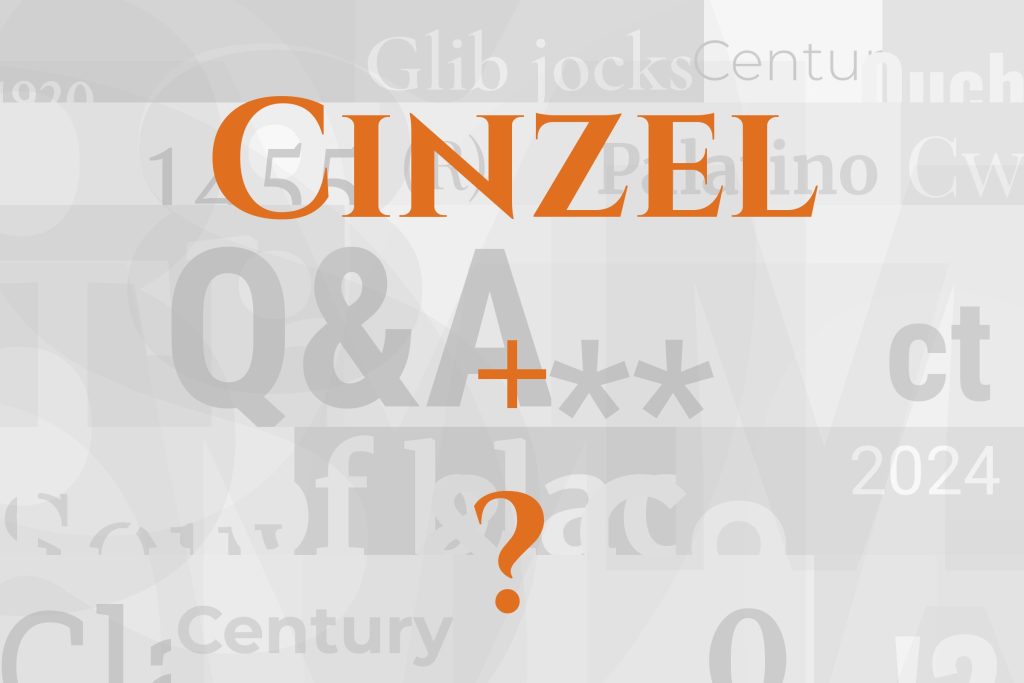 cinzel font pairing