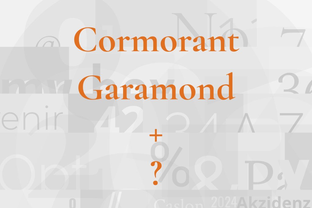 cormorant garamond font pairing
