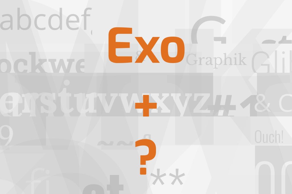 exo font pairing