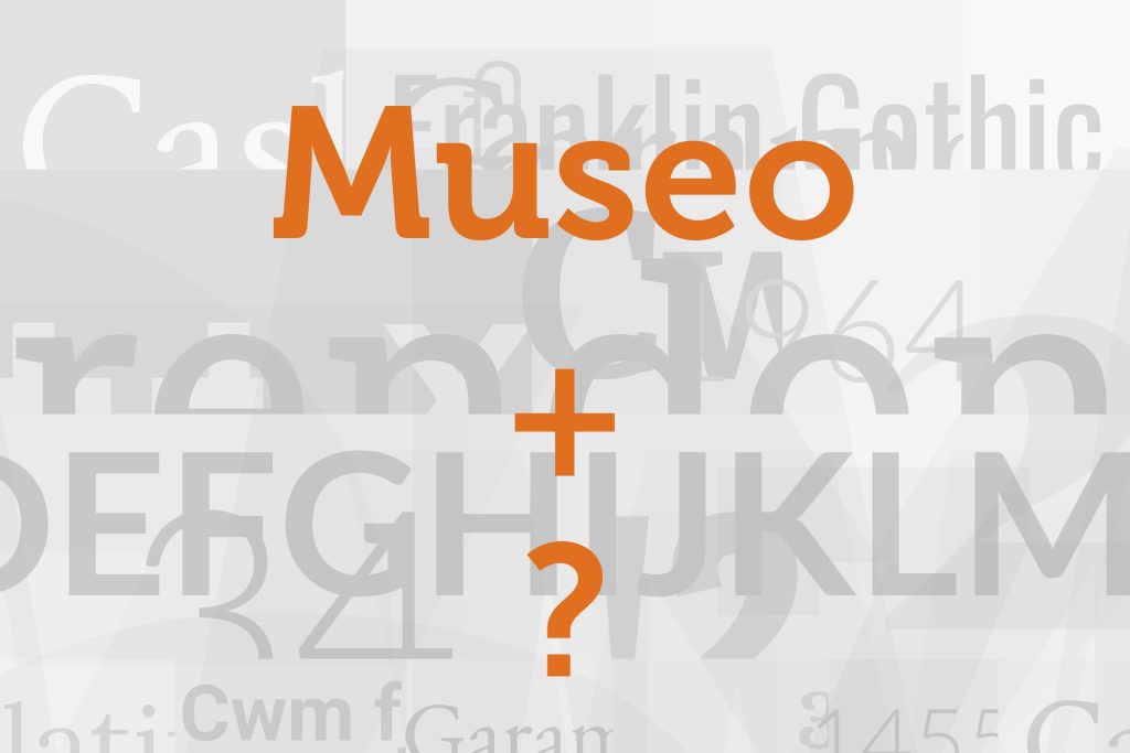 museo font pairing