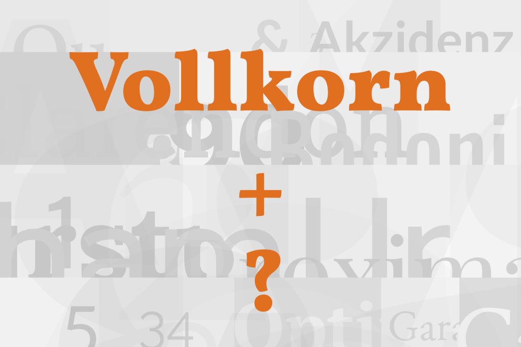 vollkorn font pairing