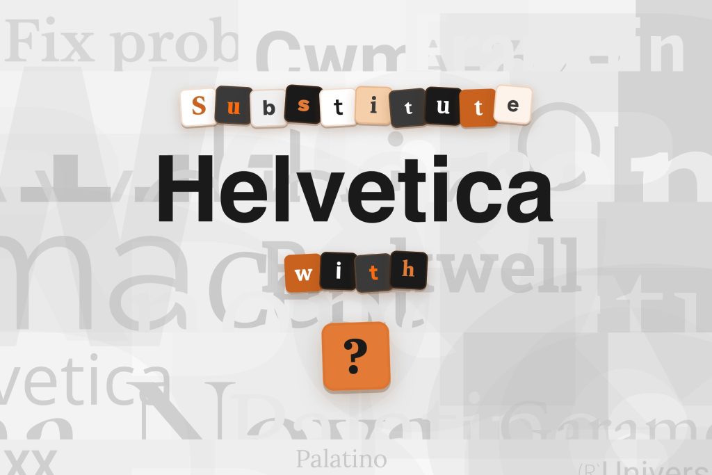 Fonts Similar to Helvetica