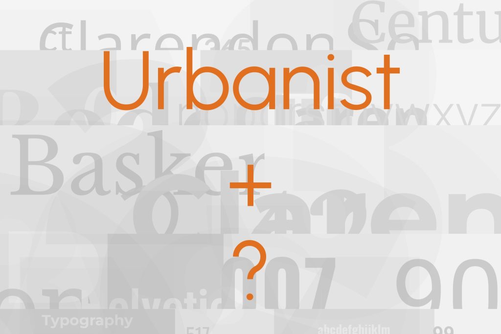 urbanist font pairing