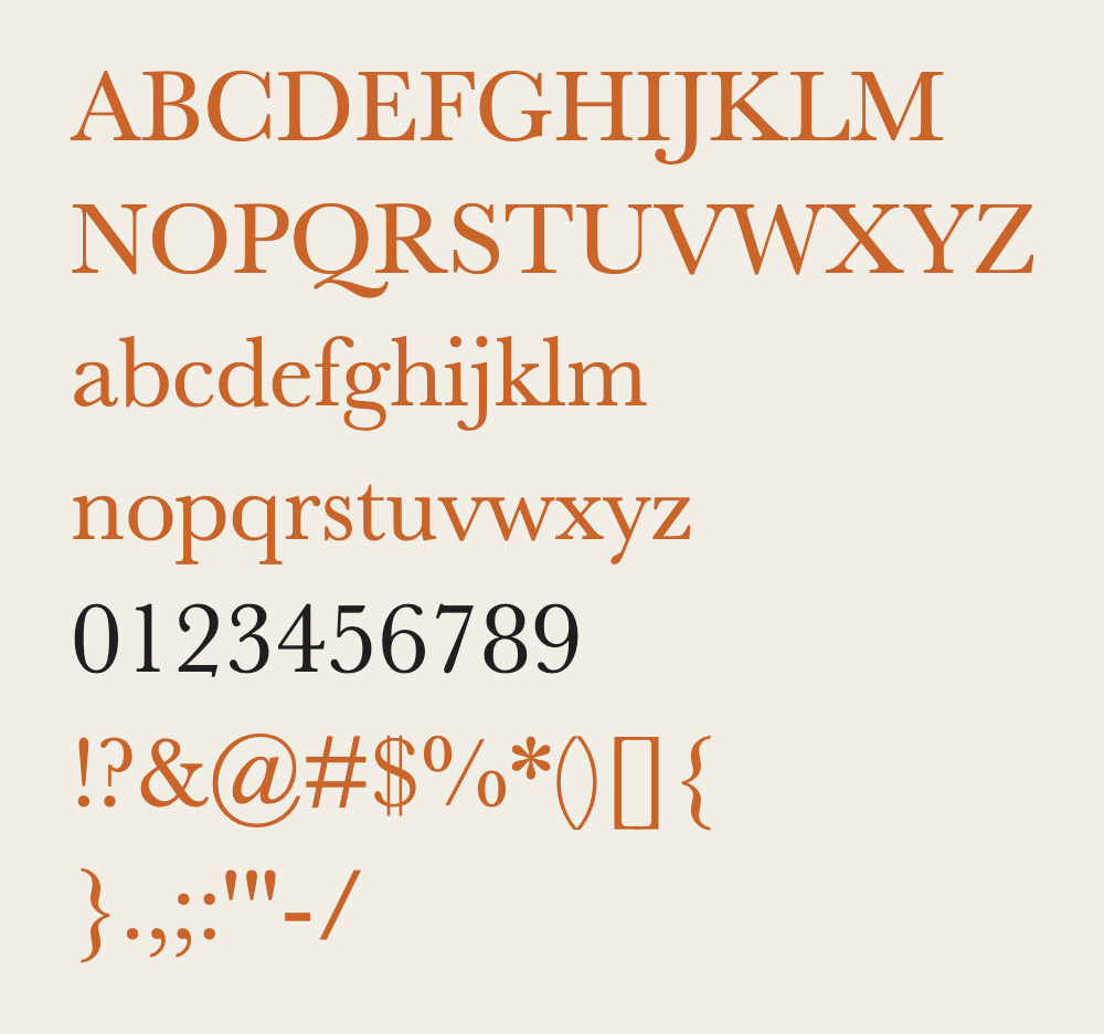 Baskerville sample