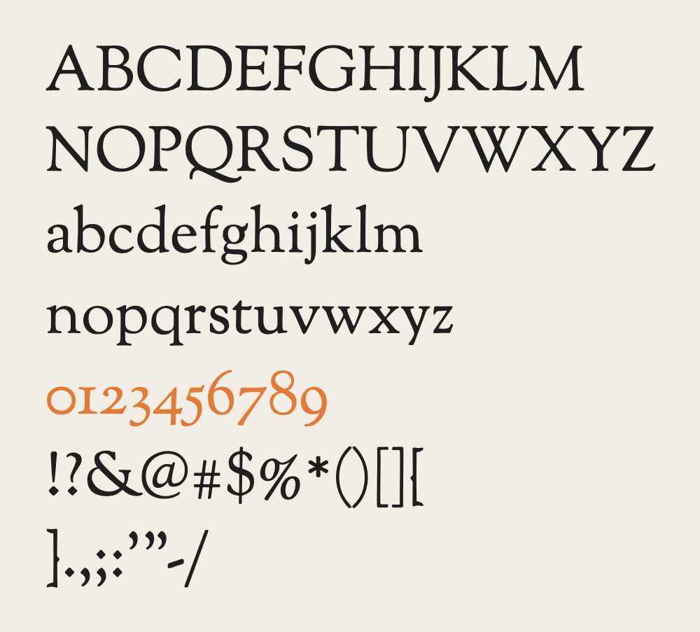 Sorts Mill Goudy sample