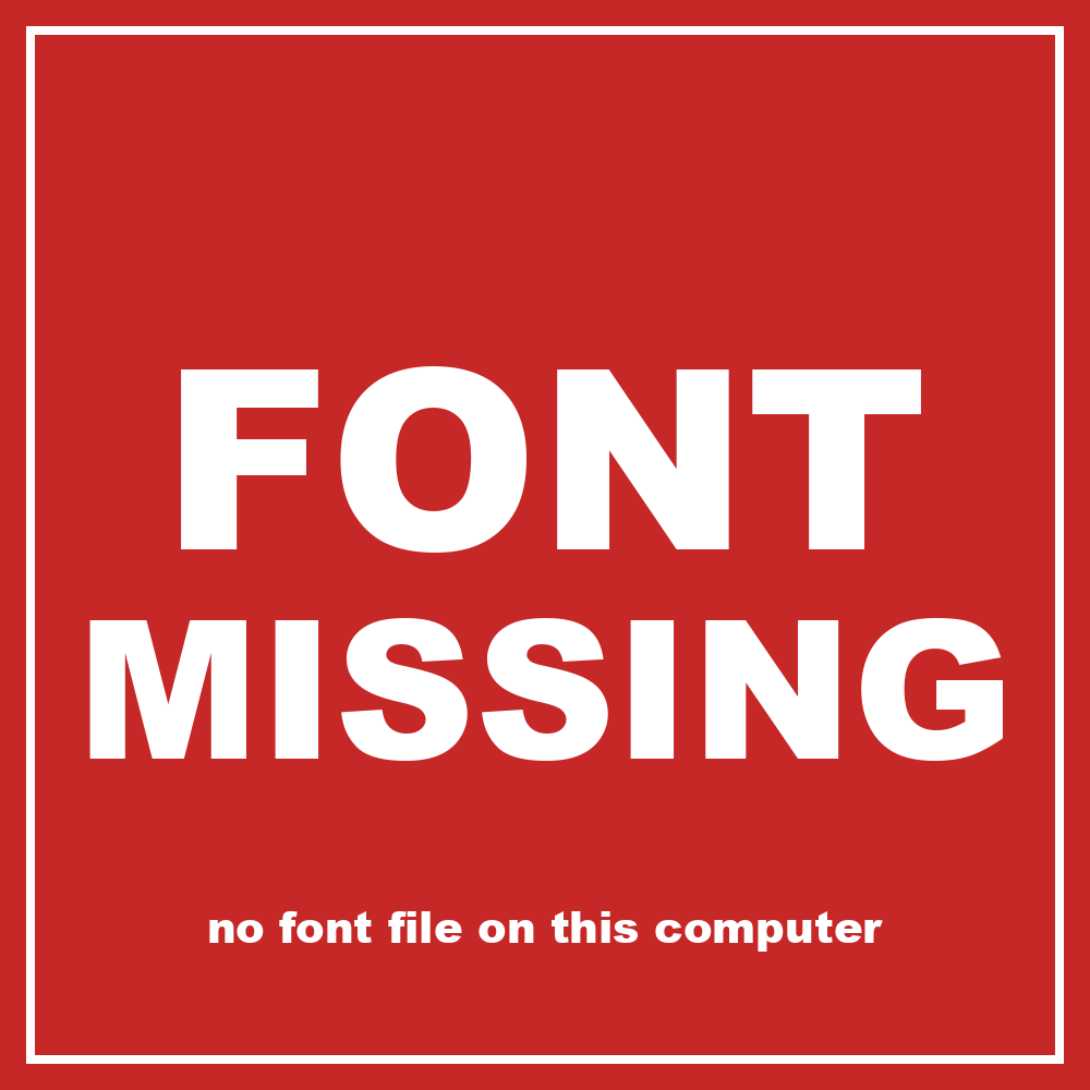 Stag Sans: font file missing