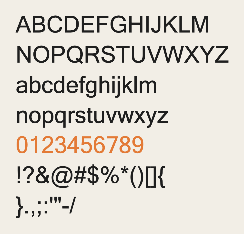 Microsoft Sans Serif sample