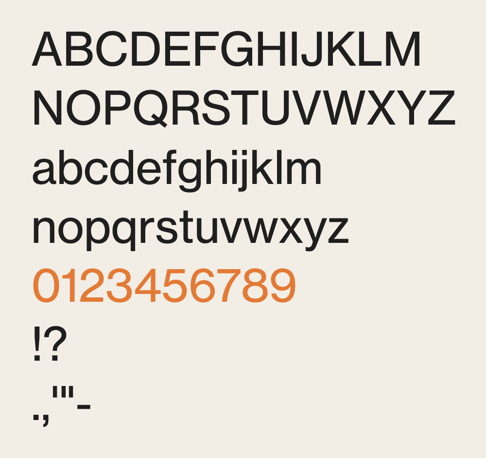 Neue Haas Grotesk sample