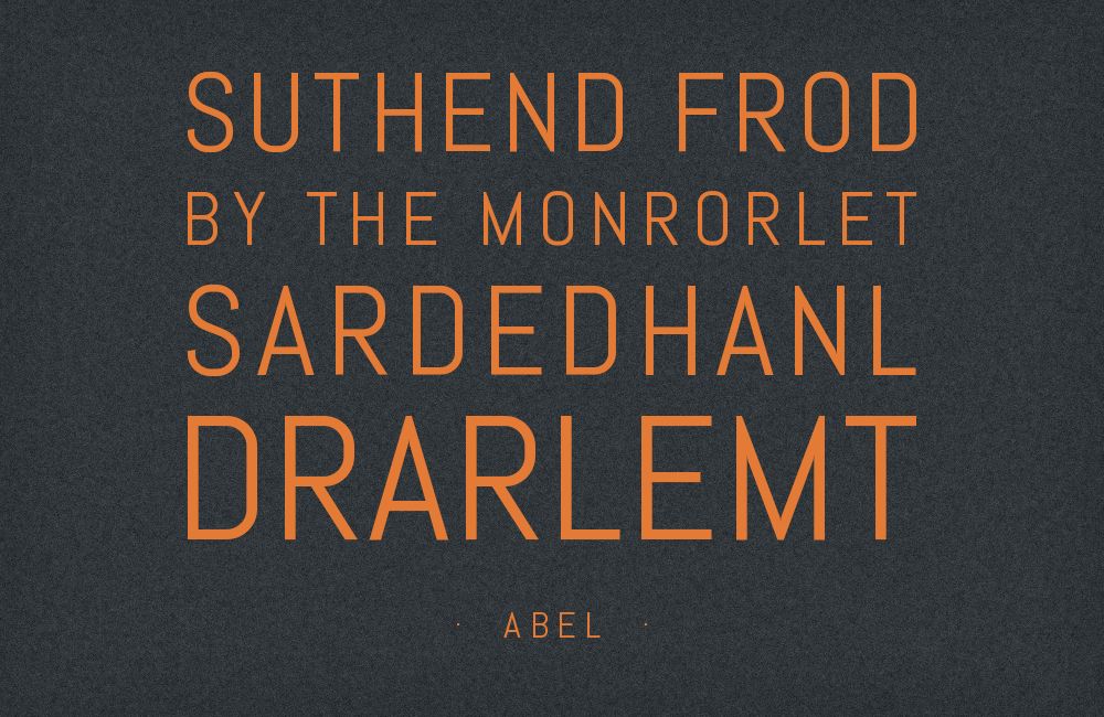 Abel type specimen