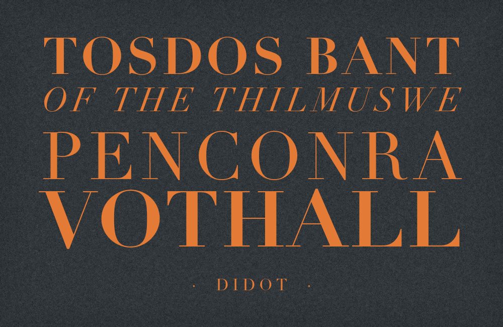Didot type specimen