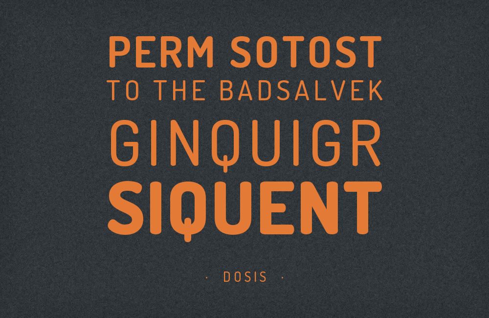 Dosis type specimen