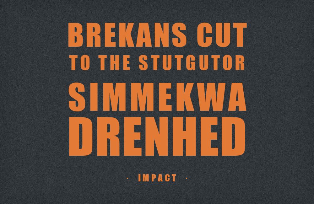 Impact type specimen