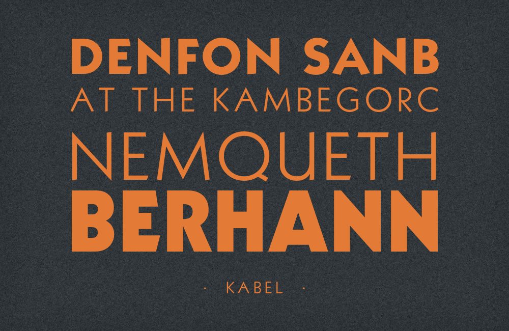 Kabel type specimen