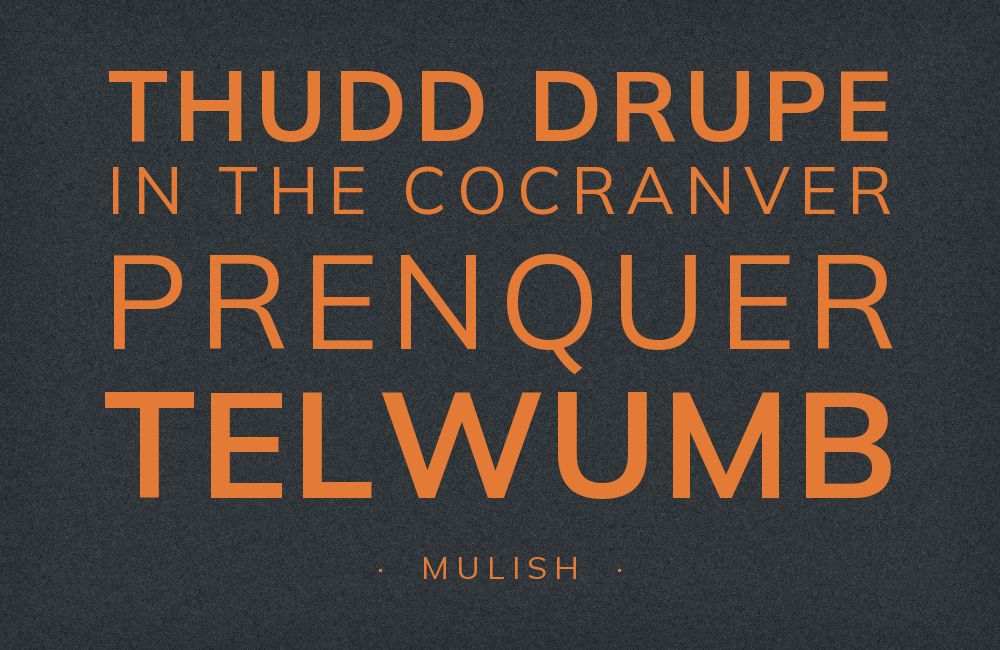 Mulish type specimen