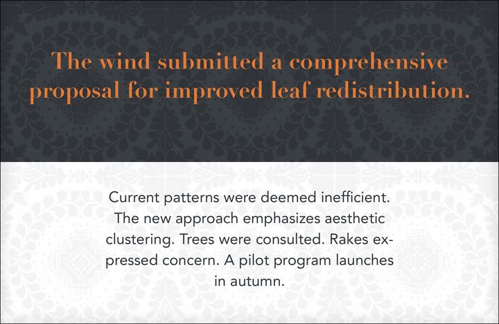 Didot and Avenir font combination: rendered specimen with headline and body text