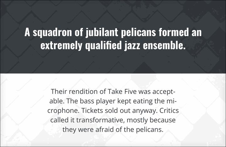 Oswald and Open Sans font combination: rendered specimen with headline and body text