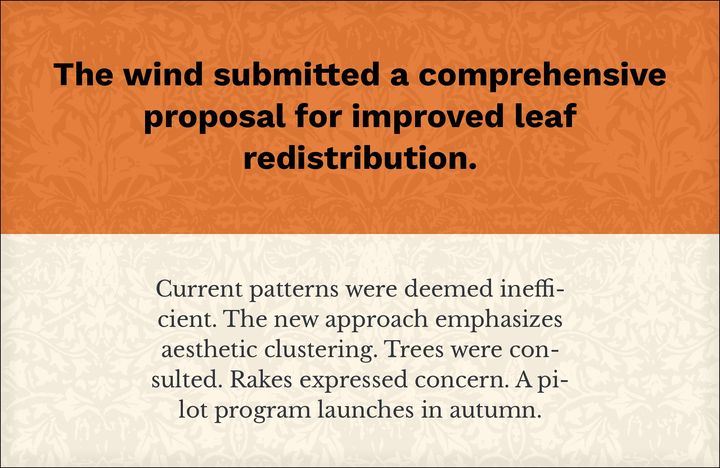 Work Sans and Libre Baskerville font combination: rendered specimen with headline and body text